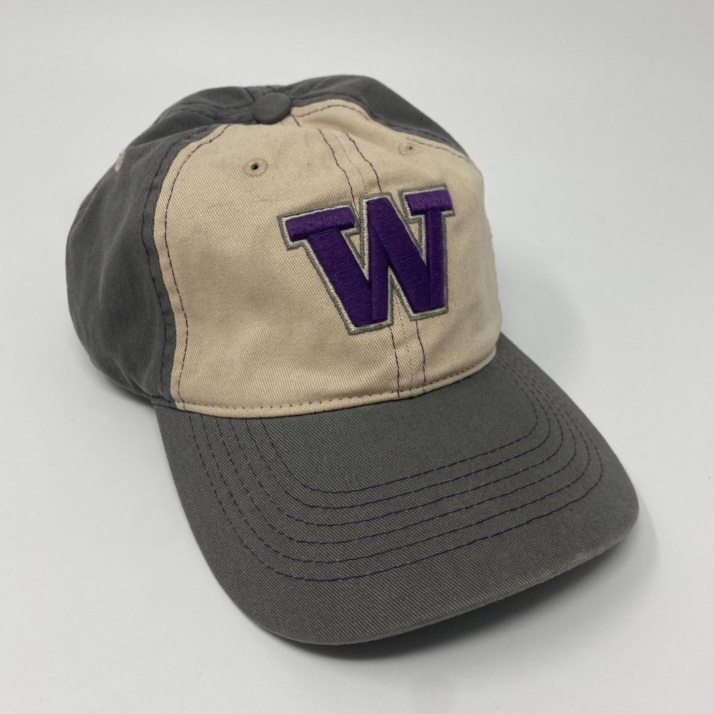 Zephyr Adjustable Washington W Hat Unisex Cap 100% Cotton Khaki/Gray